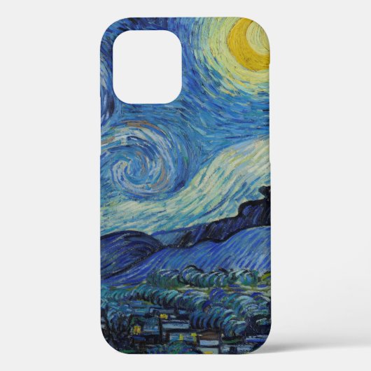 Vincent van Gogh Sterrennacht GalleryHD Fine Art Case-Mate iPhone Case (Achterkant)