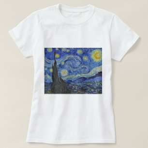 Vincent van Gogh Sterrennacht GalleryHD Fine Art T-shirt