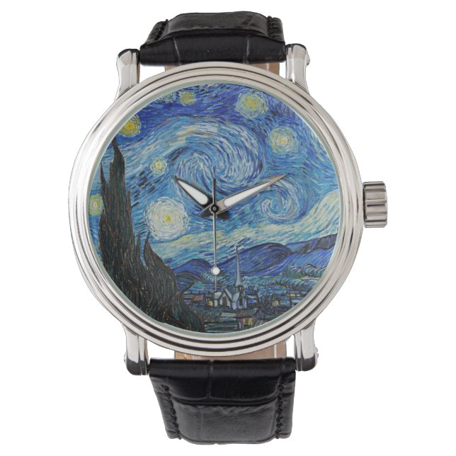 Vincent van Gogh, Sterrennacht Horloge (Voorkant)