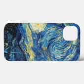 Vincent van Gogh "Sterrennacht" iPhone Case (Achterkant (horizontaal))