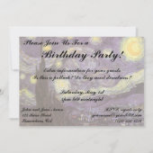 Vincent van Gogh - Sterrennacht Kaart (Achterkant)