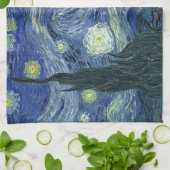 Vincent Van Gogh Sterrennacht Kitchen Towel Theedoek (Gevouwen)