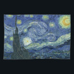 Vincent Van Gogh Sterrennacht Kitchen Towel Theedoek<br><div class="desc">Vincent Van Gogh Sterrennacht Kitchen Towel. Maakt een uniek en duurzaam geschenk voor elke Van Gogh minnaar.</div>