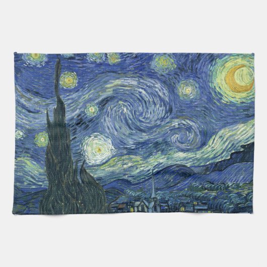 Vincent Van Gogh Sterrennacht Kitchen Towel Theedoek (Horizontaal)
