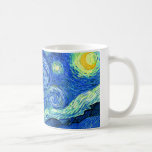 vincent van gogh sterrennacht koffiemok<br><div class="desc">Van Gogh's beroemde schilderij,  "De Sterrennacht". Van Gogh schilderde tijdens zijn verblijf in het asiel van Saint Remy in de jaren tachtig de rolheuvels en de cyperbomen die hij uit zijn raam zag. Digitaal verbeterd door PixDezines. Copyright © 2008-2016 PixDezines.com™ en PixDezines™ op zazzle.com. Alle rechten voorbehouden.</div>