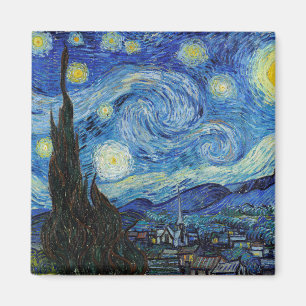 Vincent Van Gogh Sterrennacht  Kunst Magneet