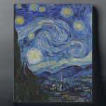Vincent Van Gogh - Sterrennacht. Kunstschilder Fotoplaat<br><div class="desc">Vincent Van Gogh - schilderij van de Sterrennacht. Klassiek kunstwerk van één van de meest beroemde werelden schilders. Mooie kleuren en zwellen!</div>