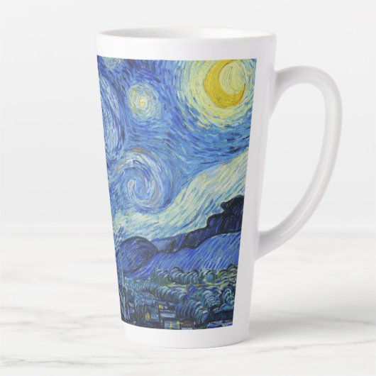 Vincent Van Gogh - Sterrennacht Latte Mok (Rechts)