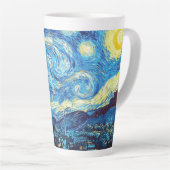 Vincent van Gogh - Sterrennacht Latte mok (Rechterhoek)