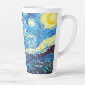 Vincent van Gogh - Sterrennacht Latte mok (Rechts)