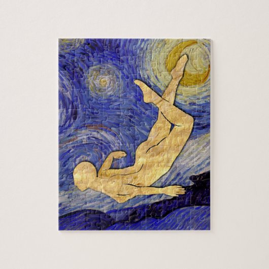 Vincent Van Gogh Sterrennacht Legpuzzel (Verticaal)