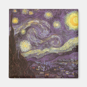 Vincent van Gogh - Sterrennacht Magneet