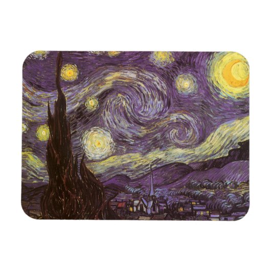 Vincent van Gogh - Sterrennacht Magneet (Horizontaal)