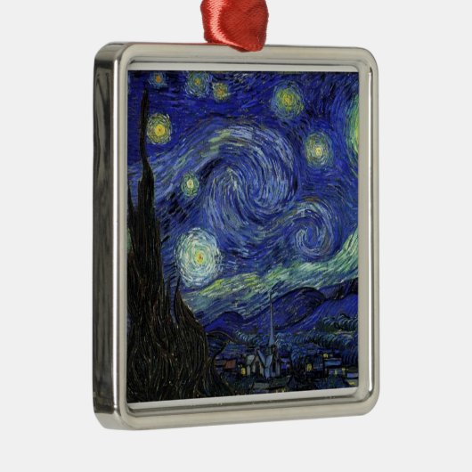 Vincent van Gogh, Sterrennacht Metalen Ornament (Rechts)