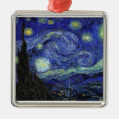 Vincent van Gogh, Sterrennacht Metalen Ornament (Voorkant)