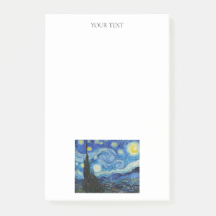 VINCENT VAN GOGH "STERRENNACHT" NA IT-OPMERKINGEN POST-IT® NOTES