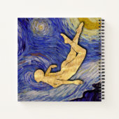 Vincent Van Gogh Sterrennacht Notitieboek (Achterkant)