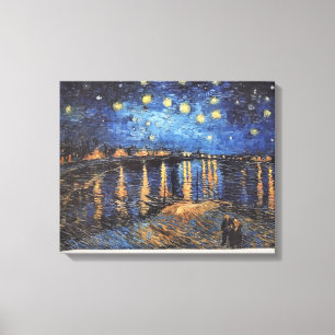 Vincent van Gogh Sterrennacht olieverfschilderij Canvas Afdruk