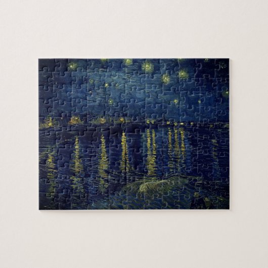 Vincent Van Gogh Sterrennacht op de Rhone Puzzle Legpuzzel (Horizontaal)