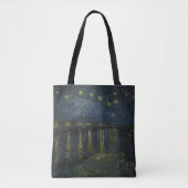 Vincent van Gogh - Sterrennacht op de Rijn Tote Bag (Voorkant)