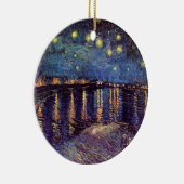 Vincent Van Gogh - Sterrennacht op Rhone Keramisch Ornament (Rechts)