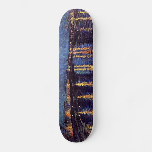 Vincent Van Gogh - Sterrennacht op Rhone Skateboard (Voorkant)