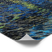 Vincent van Gogh Sterrennacht over de Rhône 1888 Poster (Hoek)