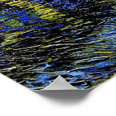 Vincent van Gogh Sterrennacht over de Rhône 1888 Poster (Hoek)