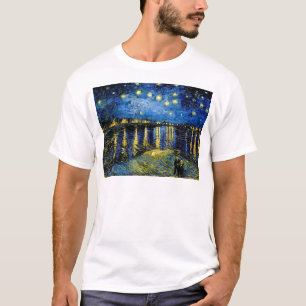 Vincent Van Gogh Sterrennacht Over de Rhône 1888 T-shirt