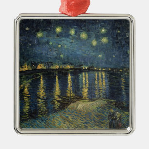 Vincent van Gogh   Sterrennacht over de Rhône Metalen Ornament