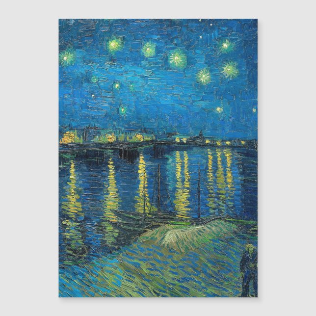 Vincent Van Gogh Sterrennacht over de Rijn (Voorkant)