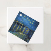 Vincent van Gogh - Sterrennacht over de Rijn Bedankjes Labels (In situ)