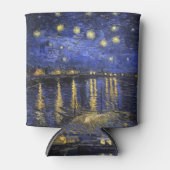 Vincent Van Gogh Sterrennacht over de Rijn Blikjeskoeler (Voorkant)