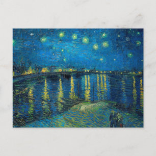 Vincent Van Gogh Sterrennacht over de Rijn Briefkaart