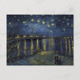 Vincent van Gogh Sterrennacht over de Rijn Briefkaart