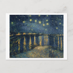 Vincent van Gogh Sterrennacht over de Rijn Briefkaart