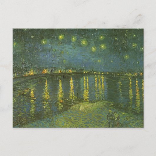 Vincent van Gogh - Sterrennacht over de Rijn Briefkaart (Voorkant)