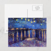 Vincent Van Gogh - Sterrennacht over de Rijn Briefkaart (Voorkant / Achterkant)