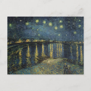 Vincent van Gogh   Sterrennacht over de Rijn Briefkaart