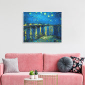 Vincent Van Gogh Sterrennacht over de Rijn Canvas Afdruk (Insitu (Woonkamer))