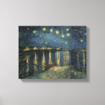 Vincent van Gogh | Sterrennacht over de Rijn Canvas Afdruk<br><div class="desc">De Sterrennacht,  1888 | door Vincent van Gogh | Art Location: Musee d'Orsay,  Parijs,  Frankrijk | Nederlandse kunstenaar | Collectie Afbeelding nummer: XIR60960</div>