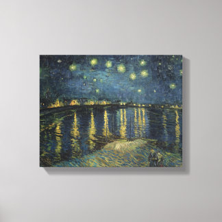 Vincent van Gogh | Sterrennacht over de Rijn Canvas Afdruk