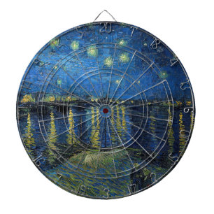 Vincent van Gogh - Sterrennacht over de Rijn Dartbord
