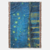 Vincent Van Gogh Sterrennacht over de Rijn Deken (Voorkant Verticaal)