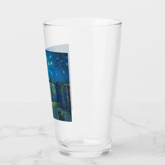 Vincent Van Gogh Sterrennacht over de Rijn Glas (Links)