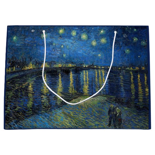 Vincent van Gogh - Sterrennacht over de Rijn Groot Cadeauzakje (Voorkant)