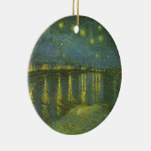 Vincent van Gogh - Sterrennacht over de Rijn Keramisch Ornament (Rechts)