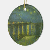 Vincent van Gogh - Sterrennacht over de Rijn Keramisch Ornament (Links)