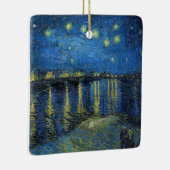 Vincent van Gogh - Sterrennacht over de Rijn Keramisch Ornament (Rechts)