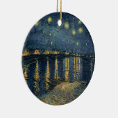 Vincent van Gogh | Sterrennacht over de Rijn Keramisch Ornament (Rechts)